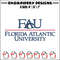 Florida Atlantic logo embroidery design,NCAA embroidery,Embroidery design, Logo sport embroidery, Sport embroidery..jpg