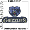 Memphis Grizzlies logo embroidery design, NBA embroidery, Sport embroidery,Embroidery design, Logo sport embroidery..jpg