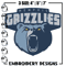 Memphis Grizzlies logo embroidery design, NBA embroidery, Sport embroidery,Embroidery design,Logo sport embroidery.jpg