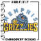 Memphis Grizzlies logo embroidery design, NBA embroidery,Sport embroidery,Embroidery design, Logo sport embroidery..jpg