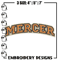 Mercer University logo embroidery design, NCAA embroidery, Sport embroidery, Logo sport embroidery,Embroidery design.jpg