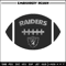 Las Vegas Raiders Rugby Ball embroidery design, Raiders embroidery, NFL embroidery, sport embroidery, embroidery design..jpg