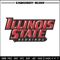 Illinois State logo embroidery design, NCAA embroidery, Embroidery design, Logo sport embroidery, Sport embroidery.jpg