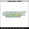 Southern Jaguars logo embroidery design, NCAA embroidery, Embroidery design,Logo sport embroidery,Sport embroidery.jpg