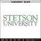 Stetson University logo embroidery design,NCAA embroidery, Sport embroidery,logo sport embroidery,Embroidery design.jpg