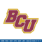 Bethune Cookman logo embroidery design, NCAA embroidery, Embroidery design,Logo sport embroidery,Sport embroidery.jpg