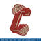 Charleston Cougars logo embroidery design, NCAA embroidery, Sport embroidery, Logo sport embroidery,Embroidery design.jpg
