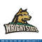 Wright State logo embroidery design, Sport embroidery, logo sport embroidery, Embroidery design, NCAA embroidery..jpg