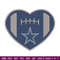 Heart Dallas Cowboys embroidery design, Dallas Cowboys embroidery, NFL embroidery, sport embroidery, embroidery design. (2).jpg