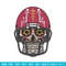 Atlanta Falcons Skull Helmet embroidery design, Falcons embroidery, NFL embroidery, sport embroidery, embroidery design..jpg