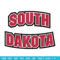 South Dakota Coyotes logo embroidery design, NCAA embroidery, Embroidery design,Logo sport embroidery,Sport embroidery.jpg