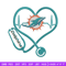 Stethoscope Miami Dolphins embroidery design, Miami Dolphins embroidery, NFL embroidery, logo sport embroidery..jpg