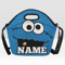Custom NAME Cookie Monster Neoprene Lunch Bag, Lunch Box.png