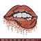 Chicago Bears dripping lips embroidery design, Bears embroidery, NFL embroidery, sport embroidery, embroidery design..jpg
