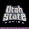 Utah State logo embroidery design, NCAA embroidery,Sport embroidery, Logo sport embroidery, Embroidery design.jpg