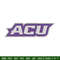 Abilene Christian logo embroidery design, NCAA embroidery, Sport embroidery, logo sport embroidery, Embroidery design.jpg