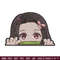 Nezuko chibi Embroidery Design, Demon slayer Embroidery, Embroidery File, Anime Embroidery, Digital download.jpg