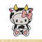 Cow Hello Kitty Embroidery design, Cow Hello Kitty Embroidery, cartoon design, Embroidery File, Digital download..jpg