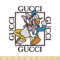 Daisy And Donald Duck Gucci Embroidery design, Disney Embroidery, cartoon design, Embroidery File, Digital download..jpg