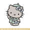Hello Kitty girl Embroidery Design, Hello kitty Embroidery, Embroidery File, Anime Embroidery, Digital download.jpg