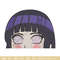 Hinata chibi Embroidery Design, Naruto Embroidery, Embroidery File, Anime Embroidery, Anime shirt, Digital download.jpg