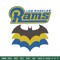 Los Angeles Rams Batman Symbol embroidery design, Rams embroidery, NFL embroidery, sport embroidery, embroidery design.jpg