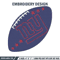 New York Giants Ball embroidery design, New York Giants embroidery, NFL embroidery, sport embroidery, embroidery design..jpg