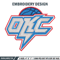 Oklahoma City Thunder logo embroidery design, NBA embroidery, Sport embroidery, Embroidery design, Logo sport embroidery.jpg