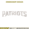 New England Patriots logo embroidery design, New England Patriots embroidery, NFL embroidery, logo sport embroidery..jpg