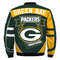 Green Bay Packers Bomber Jackets Football Custom Name, Green Bay Packers NFL Bomber Jackets, NFL Bomber Jackets