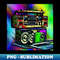 CV-1613_Boom Box Psychedelic Trippy Hip Hop Vibrant Gift Rap Radio 5431.jpg