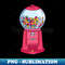 Cool Retro Gumball Machine - Exclusive PNG Sublimation Download - Defying the Norms