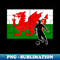 Wales Football Flag - Aesthetic Sublimation Digital File - Fashionable and Fearless