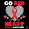 Retro Go Red Heart SVG Disease Awareness File Download.jpg