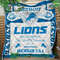 NFL Super Bowl Champions 4 times Detroit Lions King Of Football Quilt Blanket.jpg