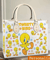 Tweety Bird Custom Name Leather Handbag2.png