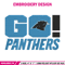 Carolina Panthers Go embroidery design, Panthers embroidery, NFL embroidery, sport embroidery, embroidery design..jpg