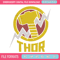 Thor logo Embroidery Design, Marvel Embroidery, Embroidery File, Anime Embroidery, Anime shirt, Digital download.jpg