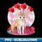 KD-5370_Fennec Fox Heart Valentine Day Decor  0910.jpg