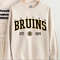 Boston Bruins Crewneck, Vintage Style Boston Hockey Sweatshirt, Boston Bruins Sweatshirt, College Sweatshirt, Hockey Fan Gifts.jpg