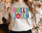 Holly Jolly Colorful Sweater, Faux Embroidery Christmas Sweatshirt, Holly Jolly Christmas, Sequins Glitter, Christmas Sweatshirt, Christmas.jpg