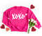 Womens Valentine Sweatshirt for Women Valentine Shirt for Women, Valentines Shirts for Women, Valentines Day Gift for her, XOXO shirt pink.jpg