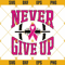 Never Give Up Football Breast Cancer SVG, Football Pink Ribbon SVG.jpg