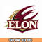 SVG Elon University Phoenix NCAA Collegiate 4 Inch Vinyl Decal.jpg