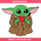 Cute Alien Heart Svg, Baby Yoda Svg, Cute Baby Yoda Svg.jpg