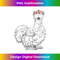 KJ-20240116-14050_Silkie Chicken with Floral Headband Farm Animal 2677.jpg