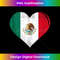 Vintage Mexico Flag Heart For Mexican Tank Top 2 - Sublimation-Ready PNG File