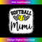 Personalized Softball Heart Cute Mimi Softball 1 - Artistic Sublimation Digital File