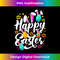 Funny Happy Easter Easter Eggs With Easter Bunny Rabbit Ears 0255.jpg