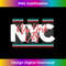 New York City NYC USA Big Apple Retro Typography Vintage - Trendy Sublimation Digital Download